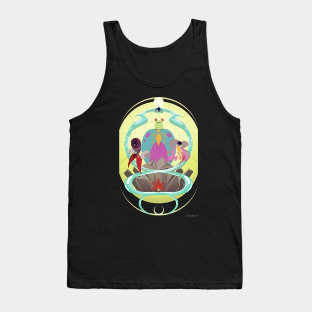 Planetary Guardians Tank Top by Cosmographia